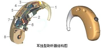 耳背式助听器结构图